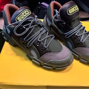 Olive and Chocolate Sneakers